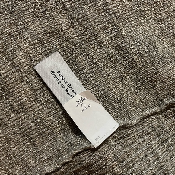 J Crew Grey Metallic Cardigan Sweater XS - Picture 4 of 4